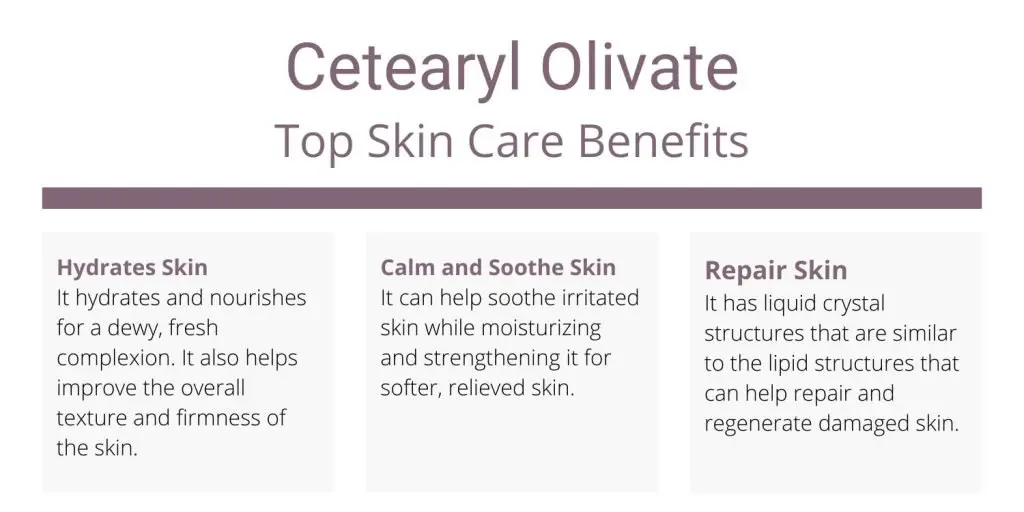 Cetearyl Olivate skincare benefits and uses