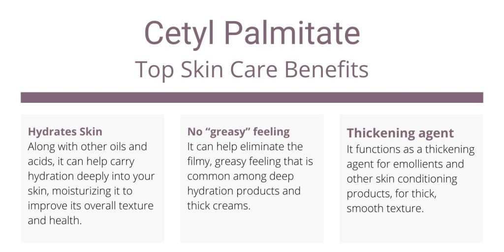 Cetyl Palmitate skin care benefits