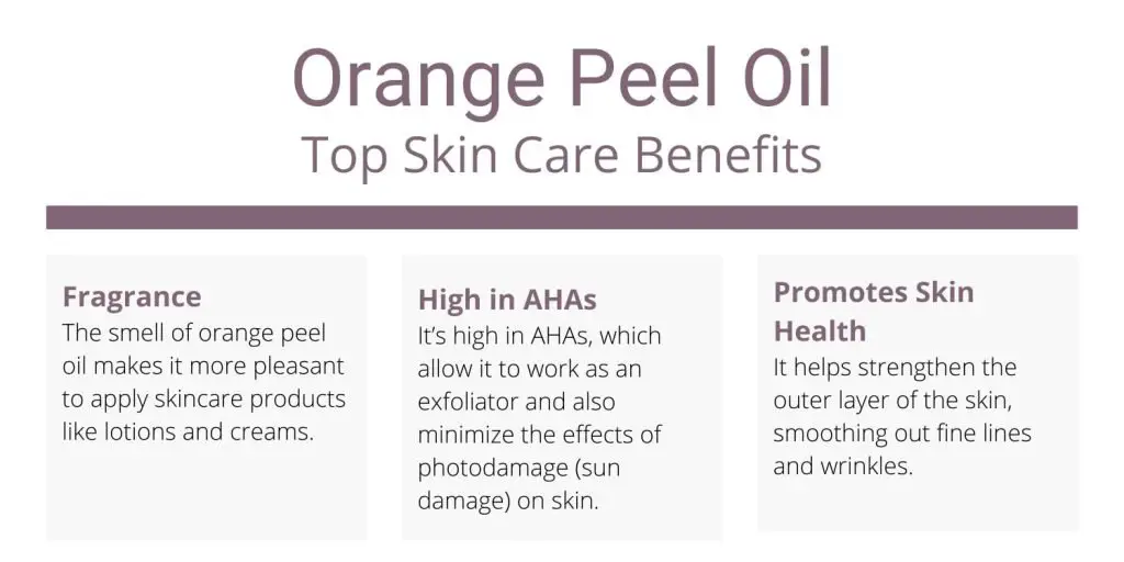 orange peel oil top skincare benefits