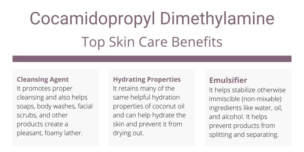 Cocamidopropyl Dimethylamine skin care benefits and uses