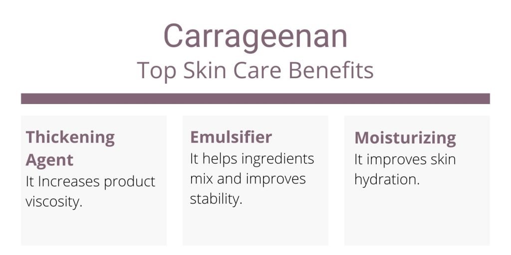 carrageenan benefits for skin