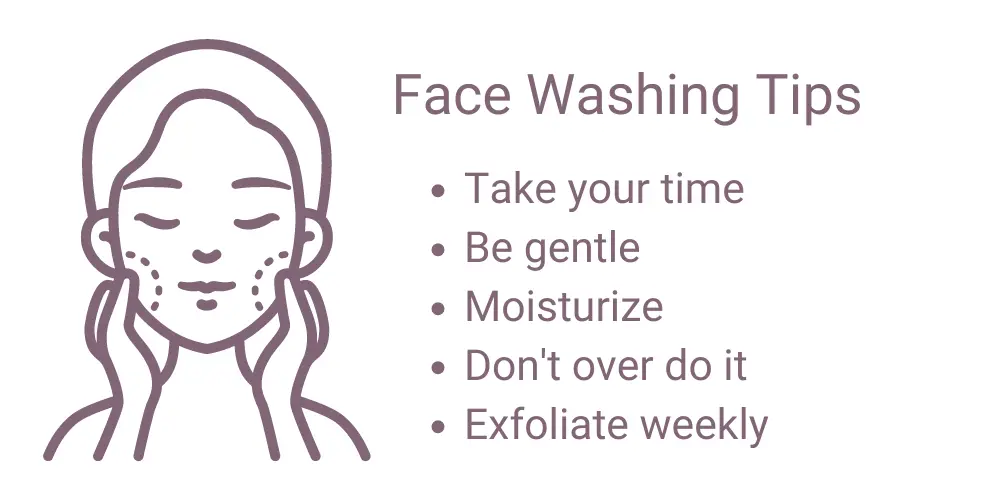 Best way to wash your face - face washing tips