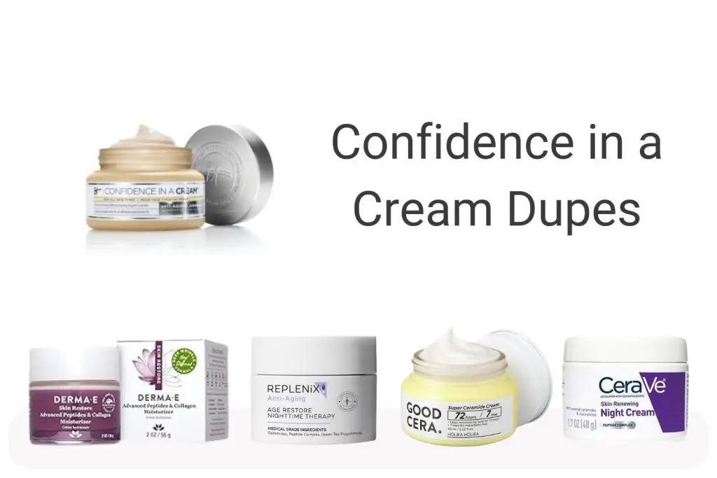 Confidence in a cream dupes