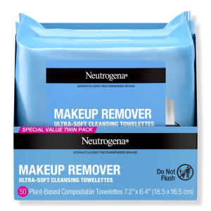 Makeup Remover Cleansing Towelettes, Twin Pack